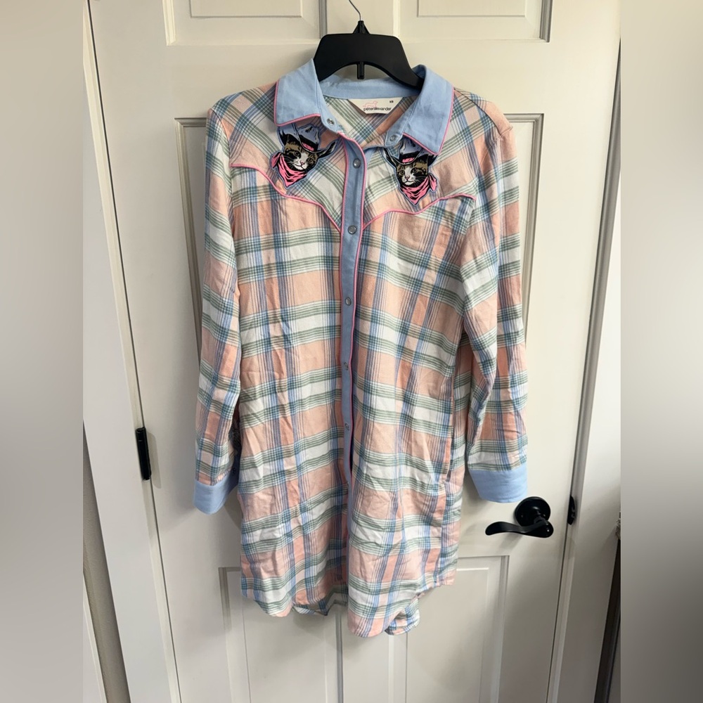Peter Alexander Rodeo Cat Sleep Shirt